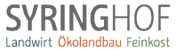 Syringhof – Landwirt, Ökolandbau, Feinkost